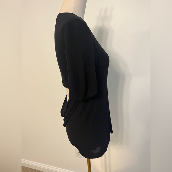 T by Alexander Wang Back Drape Short Sleeve Tee - Picture 5 of 7